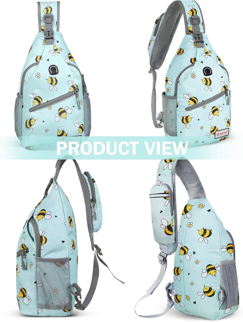 Backpack,Water Daypack ZOMAKE Sling Bag,Small Crossbody Sling Resistant Shoulder for Travel,Anti Thief Chest Bag