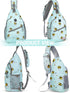 Backpack,Water Daypack ZOMAKE Sling Bag,Small Crossbody Sling Resistant Shoulder for Travel,Anti Thief Chest Bag