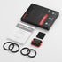 moofit Cadence Speed Sensor, Bluetooth & ANT+ Wireless RPM Cycling Sensor for Spin Bikes, IP67 Waterproof, Orange