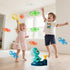 Generic 3-8, 8 Dinosaur Flying Disc Launcher Toy Kids Outdoor Toys for Boys & Girls Ages Fun Press & Launch Game