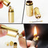 PPFISH Mini Brass Lighter, EDC Peanut Keychain Lighter, Waterproof Fire Starter for Survival