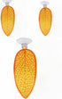 3 Pcs Artificial Plant Leaf Betta Hammock - Fish Rest Bed for Aquariums (Yellow)