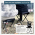 KOKSRY Backpacking 13.5 Camping Stool, Portable Folding Stool, Aluminum Ultralight Stool Suitable for Outdoor Gardening