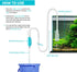 TERA PUMP TRFTCLN Aquarium Gravel Cleaner, Water Siphon with Long Nozzle for 10-20 Gallon Tank