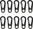 SWATOM Small Mini Carabiner Clip, Tiny Spring Snap Hook Keychains, Micro Carabiners for Paracord EDC, Alloy Key Rings,