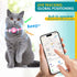 ZFSJTAG GPS Tracker for Cats, Mini Cat Tracker, Smart Pet Activity Tracker, No Monthly Fee, Pet Tracker, Compatible