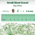 T4U 1LB Crystal Chips Stone Crushed Quartz Jade Pebbles - Fluorite Tumbled Gravel Small Decorative Pebbles Bulk, Mini