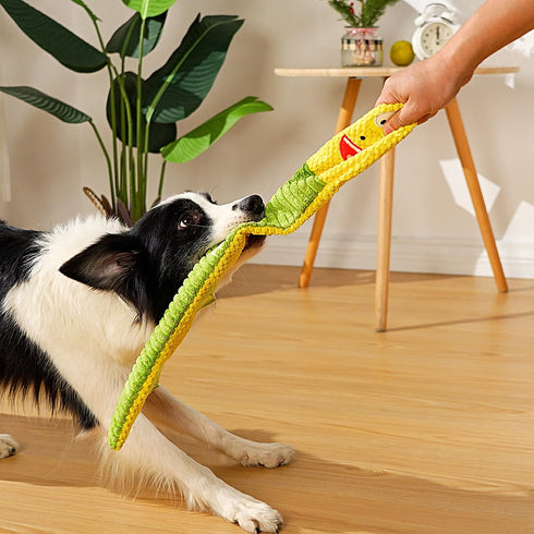 Sedioso Dog Toy Pack for Large Dogs, (3-Pack) Stuffless Squeaky Dog Toys for Aggressive Chewers