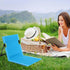 2PCS Foldable Seat for Poolside Chairs, Lightweight Portable Flip Chairs for Edge of Pool, Outdoor Camping, Picnic