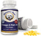 Benson's Best Omega 3 Fish Oil for Dogs - 200 Softgels, 1000 mg, 43% More Omega 3 Fatty Acids