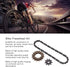 VBESTLIFE Freewheel Chain Kit, 16 Tooth Freewheel 9 Tooth Sprocket 38 Section Chain Kit for Mountain Bike