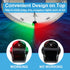 Obcursco Boat Navigation Lights LED IP67 Waterproof Red and Green Lights for Boats Marine Bow Stern