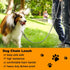 Heavy Duty Metal Dog Leash, 4 FT Chew Proof Chain with Soft Padded Handle for Large & Medium Dogs (4 FTx3 mm, 0-80 lbs)