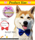 Dog Bow Tie Collar, 10 Pcs Grooming Bowties for Dogs Cats, Elegant Color Pack Pet Costumes
