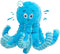 Indestructible Dog Toys for Aggressive Chewers, Octopus Tug of War Stuffed Chew Toys for Large and Small Dogs