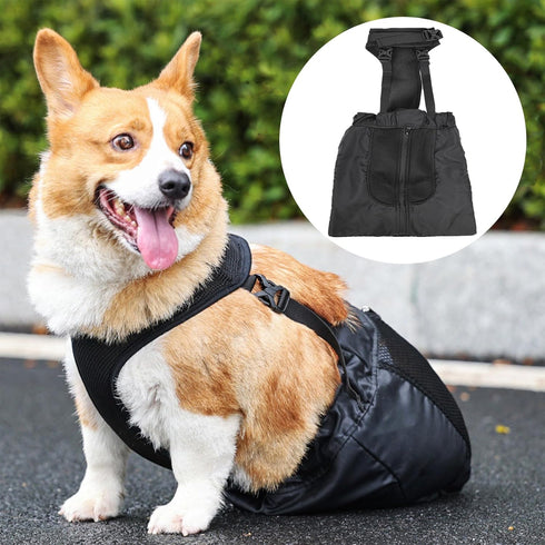 Dog Drag Bag for Paralyzed Rear Legs, Protects Chest and Limbs (X-Large)