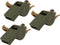 Olive Drab Plastic US Army Police Cork Whistle with Lanyard Necklace, 3-Pack Military Issue OD Green