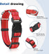 Reflective Martingale Dog Collars with Quick Release Buckle, Adjustable Soft Padded Breathable Nylon Collar for Small
