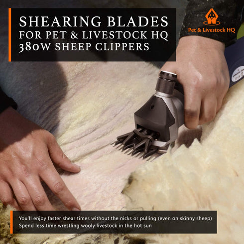 6 Sheep Shears Heavy Duty with Adjustable Speeds - Professional Electric Clippers Farm Livestock - Shearing Machine