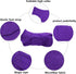 Geyecete Dog Drying Coat, Microfibre Fast Drying Super Absorbent Pet Dog Bath Robe Towel (Purple, S)