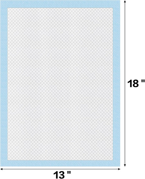 1318 100/Counts Bolux Dog and Puppy Training Pads, Disposable Dog Pee Pads, Ultra Absorbent & Leak-Proof Pet Underpads