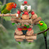Kyouki Large Parrot Toy, Bird Toys for Cockatoos,Macaws, African Grey, Amazon Parrots,Conures, Lovebirds, Multicolored