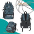 WOLT Basketball Equipment Backpack - Large Sports Bag with Separate Ball Holder & Shoes Compartment (Camouflage Grey)
