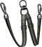 Double Dog Leash – Adjustable Length Long Leash for Training, Reflective Design, Heavy Duty Nylon (Black, Large)
