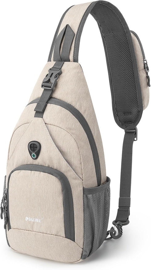 G4Free RFID Sling Bag Crossbody Backpack Small Chest Shoulder Bag Hiking Outdoor