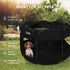 GOOZII Portalble Puppy Playpen Indoor for Small Dogs, Pet Dog Play Pens Kennel Crate with Top Cover Floor Door Enclosed