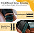 12lbs, Console Dog Car Seat for Small Dogs Cats Up to Anti-Collapse Pet Armrest Booster Seat with Soft Pillow,Non-Slip
