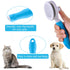 Cat Brush for Shedding, Self Cleaning Slicker Brush, Skin Friendly Grooming Tool for Dogs, Cats, Rabbit Massage