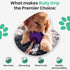 Medium Size Bully Stick Holder for Dogs - Interactive Dog Toy, Treat Dispenser, Slow Feeder, Chew Toy and Safety Device