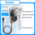 Quiet Hang on Aquarium Filter for Betta, Slim HOB Fish Tank Filter for 3-10 Gal Aquascaping with 1 Pre-Filter Sponge