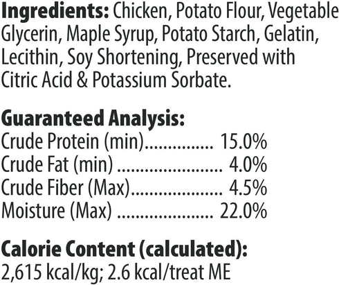 Loving Pets 3 Pack of Grain-Free Chicken Houndations Treats for Small Dogs, Puppies, and Training, 4 Ounces Each, Made