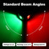 TRUTIDAL 12V Bow Lights for Boats,Boat Navigation Lights LED Waterproof Red and Green boat running lights for Fishing