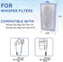 9 Count Medium Filter Cartridges Compatible with Tetra Whisper Bio-Bag Filters, 10i PF10, 90 GPH Replacement
