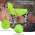 VIVAGLORY Dog Raincoat for Large Dogs, Easy on & Off Pet Rain Clothes, Reflective Lightweight Breathable Dogs Safety Vest Jackets for Adventures, Walking, Hunting, Bright Yellow
