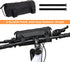 MOSISO Waterproof Bike Handlebar Bag, 2.5L Front Frame Bag with Shoulder Strap, Black