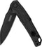 Kershaw Appa Folding Tactical Pocket Knife, SpeedSafe Opening, 2.75 Inch Black Blade and Handle, Lightweight