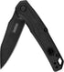 Kershaw Appa Folding Tactical Pocket Knife, SpeedSafe Opening, 2.75 Inch Black Blade and Handle, Lightweight