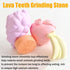 Hamiledyi 5 Pcs Chinchilla Lava Blocks, Fruit Shaped Rabbit Chew Toys for Small Animals