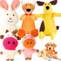 Generic Squeaky Plush Dog Toys: 5 Pack Tough Stuffed Toys - Chew Teething