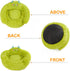 Jiupety Cute Calming Dog and Cat Bed, Indoor High Bolster Donut Dog Beds, Plush Cuddler Bed (L, 27"x27"x14") Green
