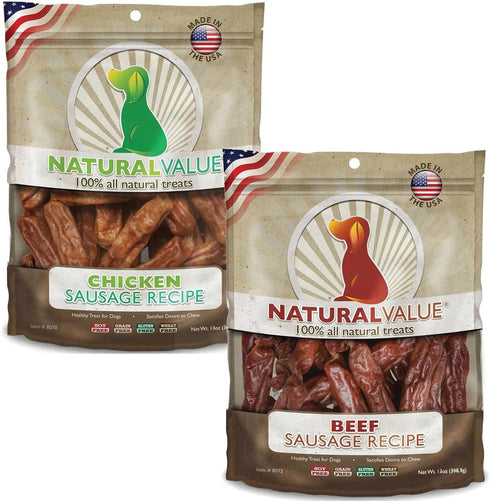 MPP Natural Chicken Dog Treats - Preservative-Free Sausage Recipe