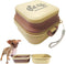 Collapsible Dog Bowl, Portable Leak Proof Feeder for Pet Food and Water, Travel Bowls for Camping and Hiking