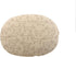 Richell Oval Pet Bed for Small Dogs & Cats, Brown, Flexible Waterproof Plastic Frame, Washable Polyester Cushion, 16.5