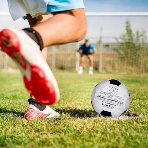 Size 5 Traditional Soccer Ball, Personalized Inspirational Gifts for Daughter, Son, or Grandson