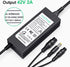 nvmw 3 1 2A 42v/36v 3 (8mm/12mm) (5.5mm*2.5mm 2.1mm) in Replacement Charger for Claw Female Port Universal for, Jetson