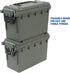 Sheffield 12626 Field Box, Plastic Ammo Can for Pistol, Rifle, and Shotgun Ammo, Water Resistant (Olive Drab Green)